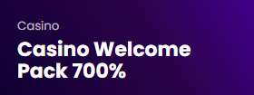Casino welcome pack 700% 4rabet